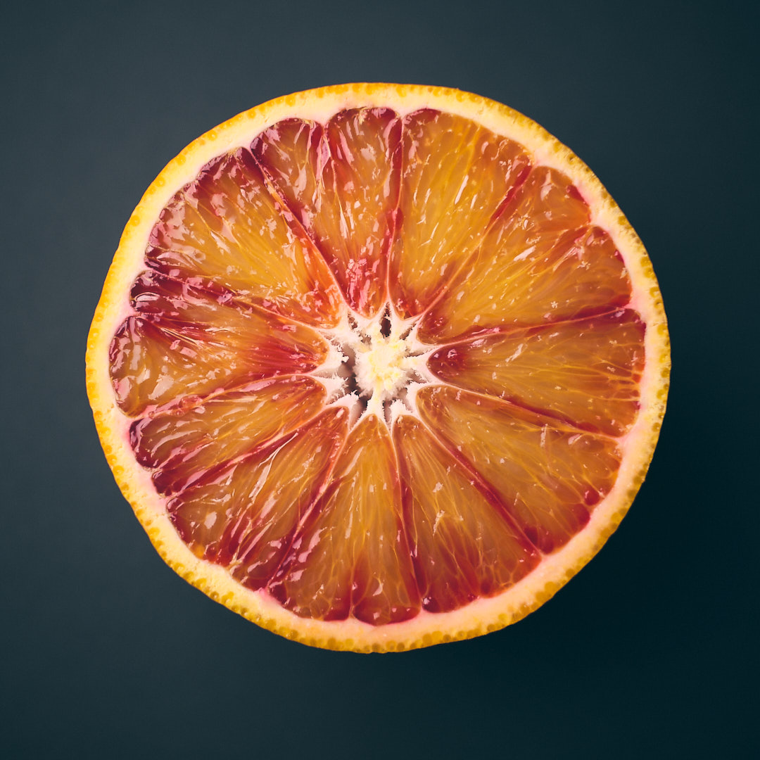 Farbenfrohe Moro Orange