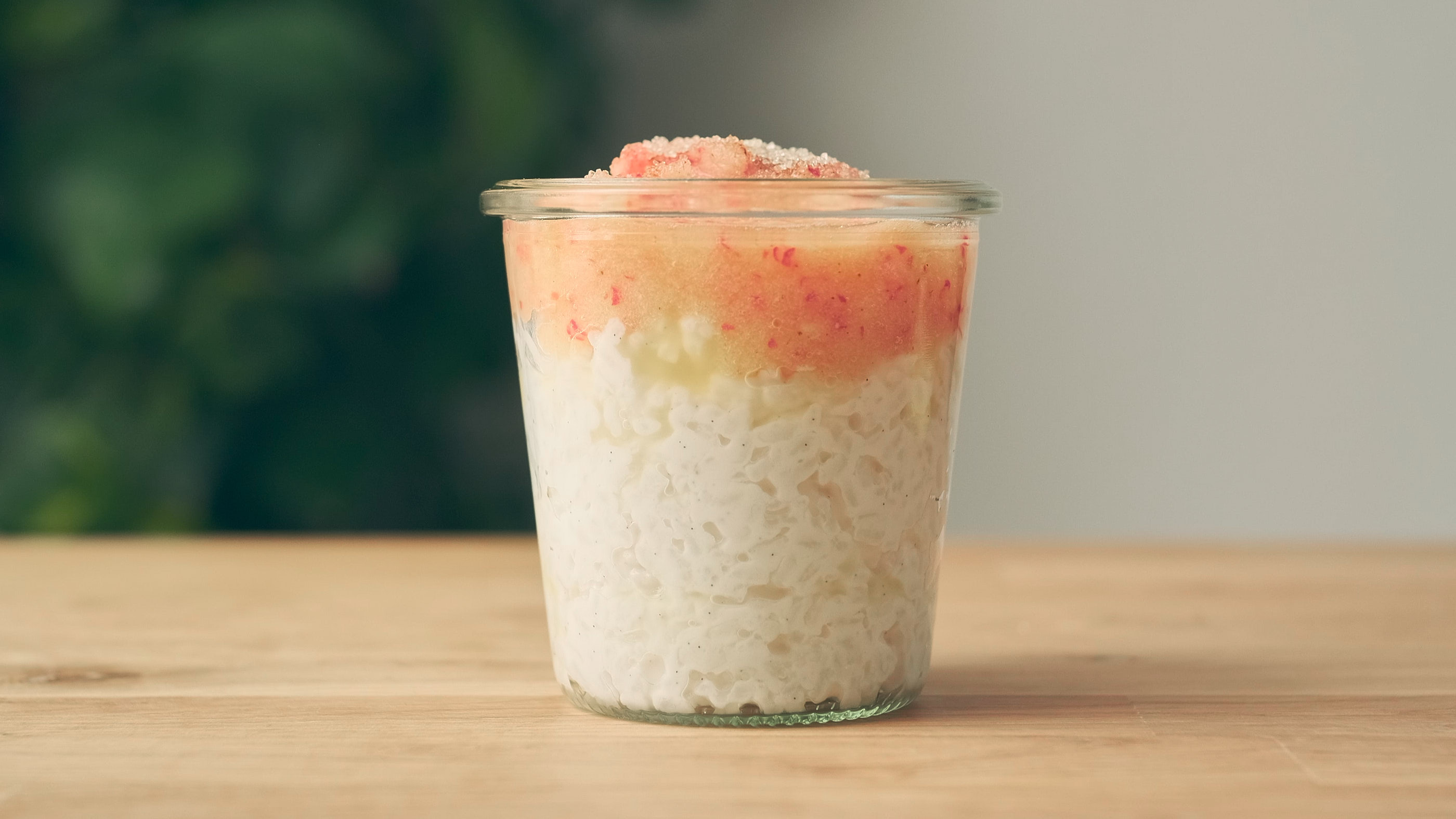 Vegan Rice Pudding without Milk & Sugar. Homemade Raw Applesauce [ASMR]